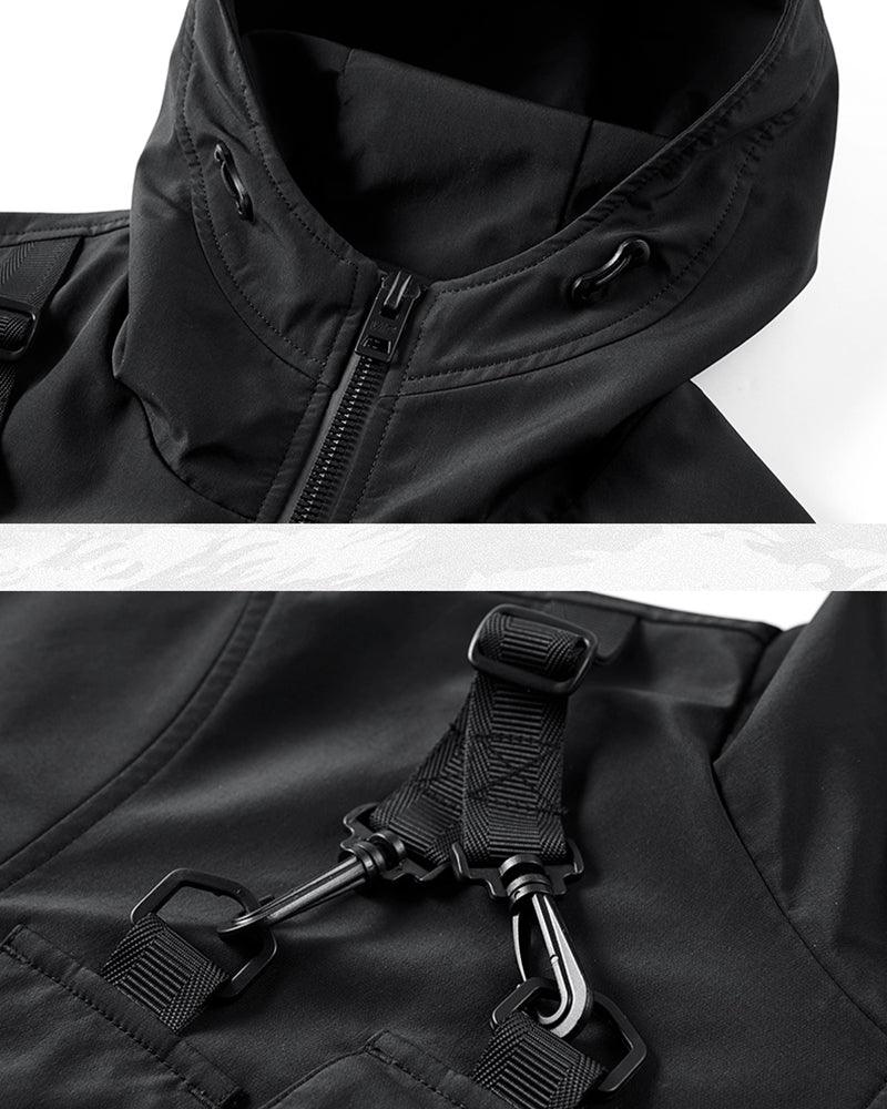 Functional Techwear Multi-Pocket Jacket