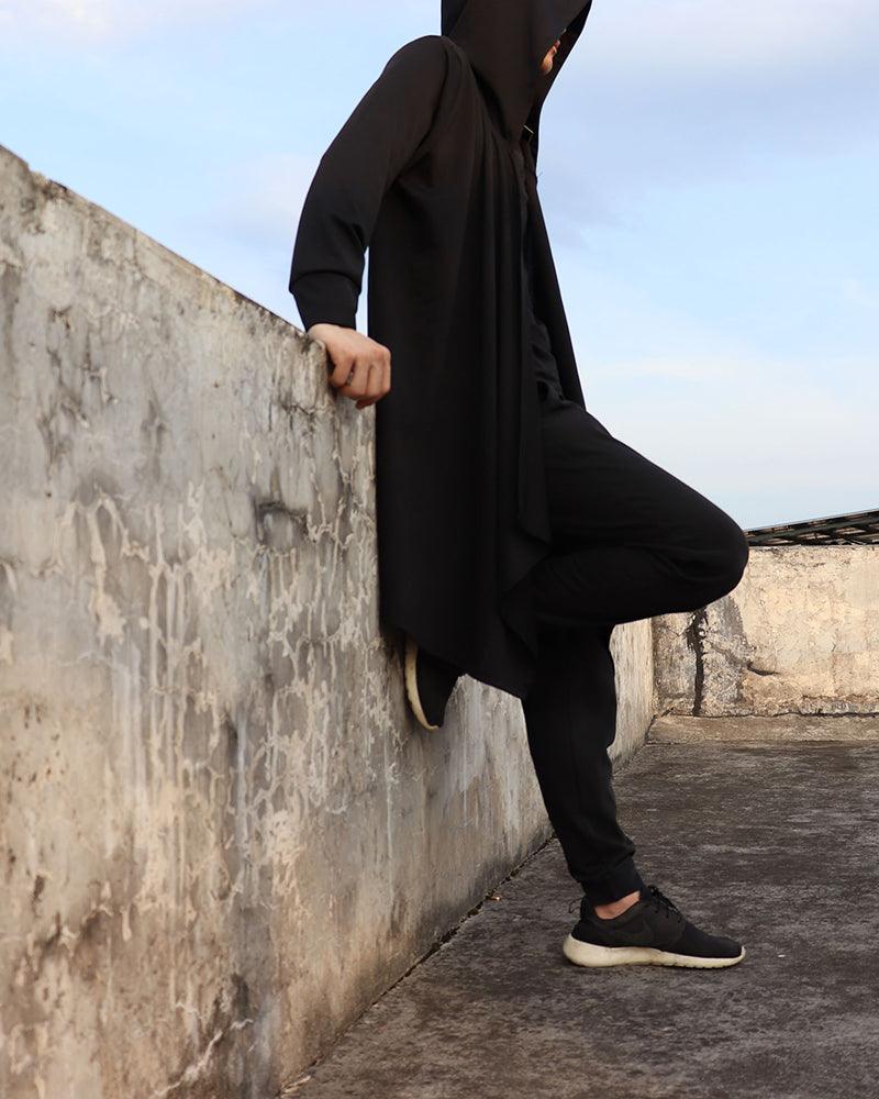 Techwear Ninja Costume Long Cloak Coat