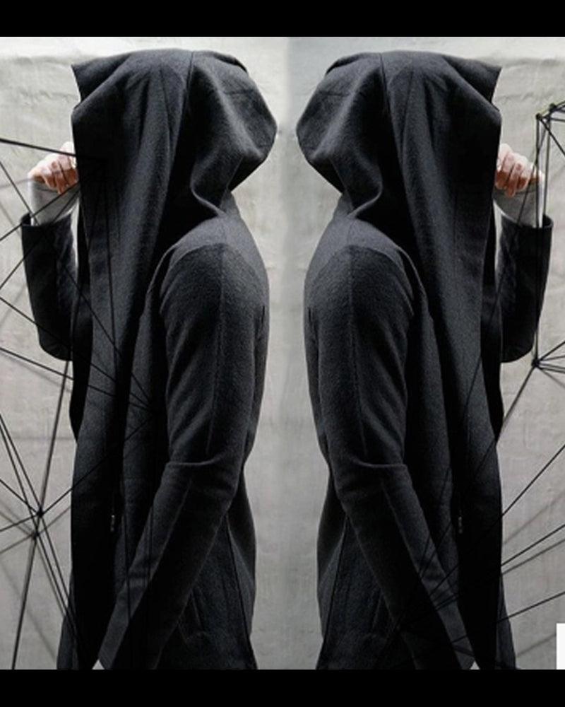 Techwear Ninja Costume Long Cloak Coat