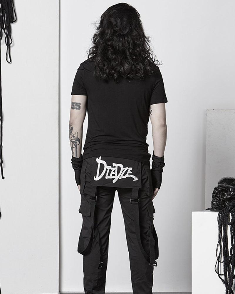Japanese Techwear Irregular Zipper T-Shirt