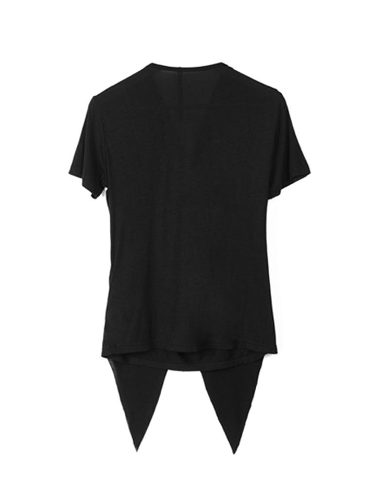 Japanese Techwear Irregular Zipper T-Shirt