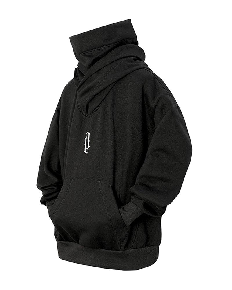 Techwear Unisex Turtleneck Scarf Mask Hoodie