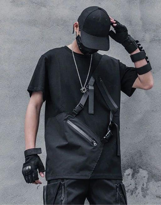 Chest Bag Black Function T-Shirt