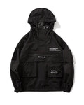 Techwear Streetwear Big Pocket Hooded Jacket