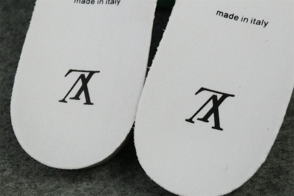 LV Trainer 'Green Monogram Denim'