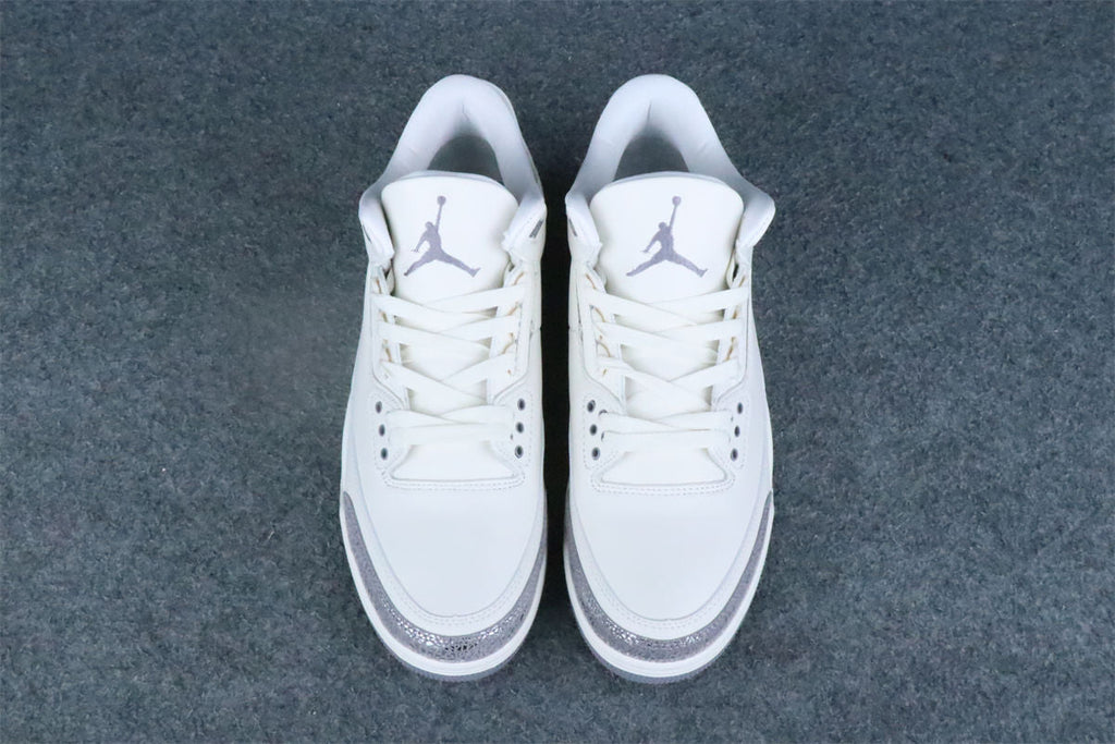 Wmns Air Jordan 3 Retro 'Sail Metallic Silver'