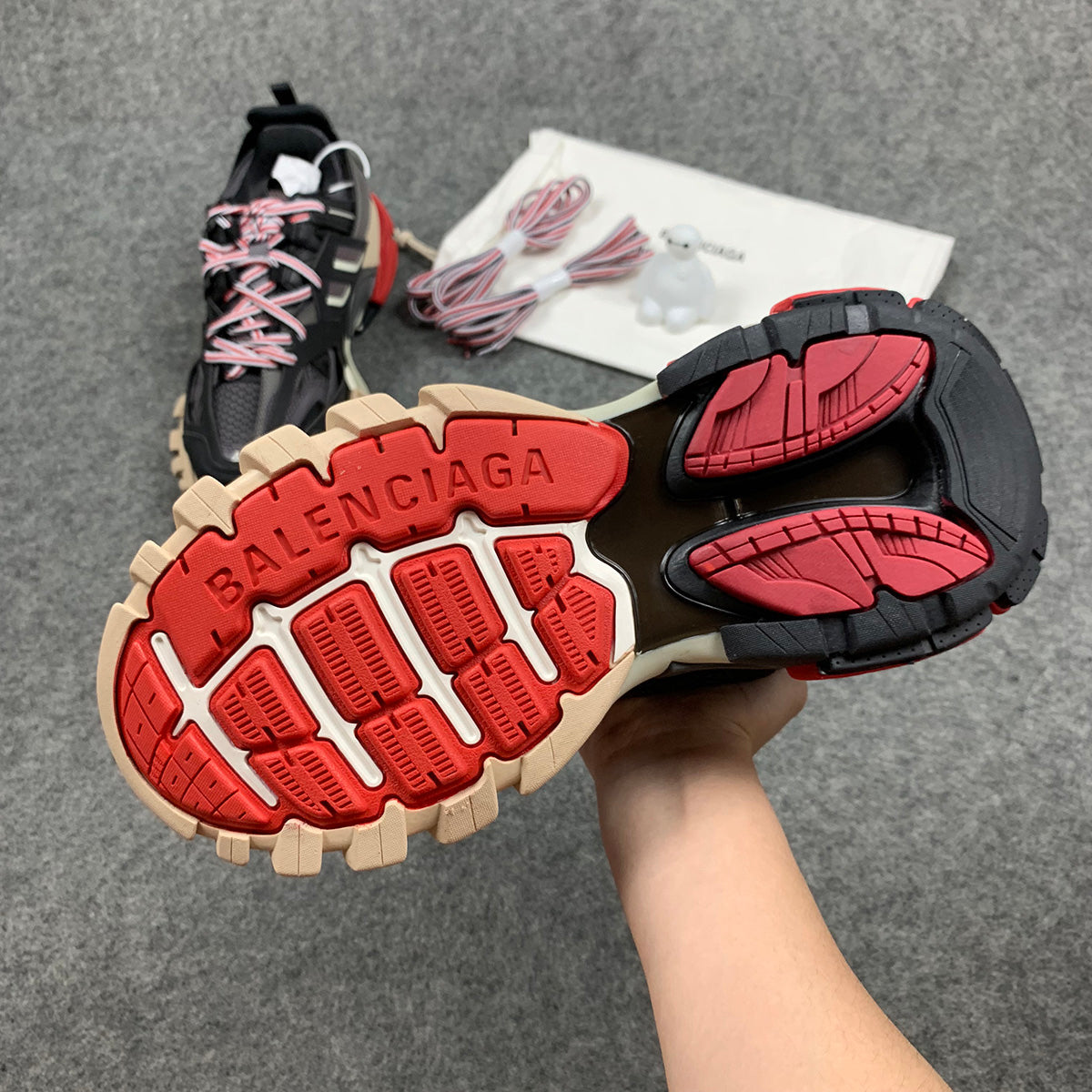 Balenciaga Track Trainer 'Black Red'