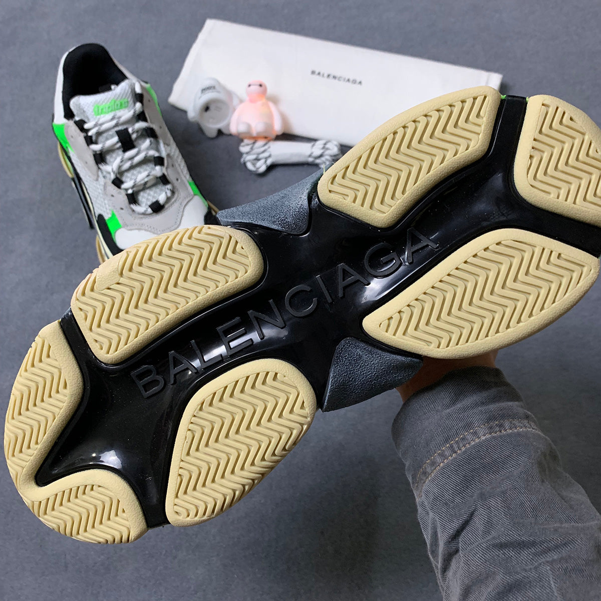 Balenciaga Triple S Sneaker 'Green Black'